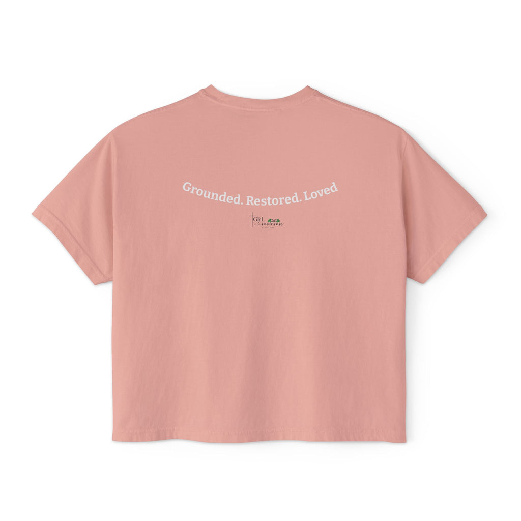 GRL Boxy Tee- Blush