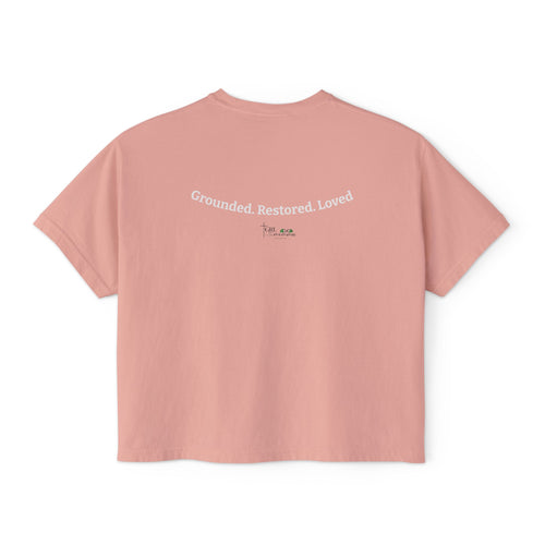 GRL Boxy Tee- Blush